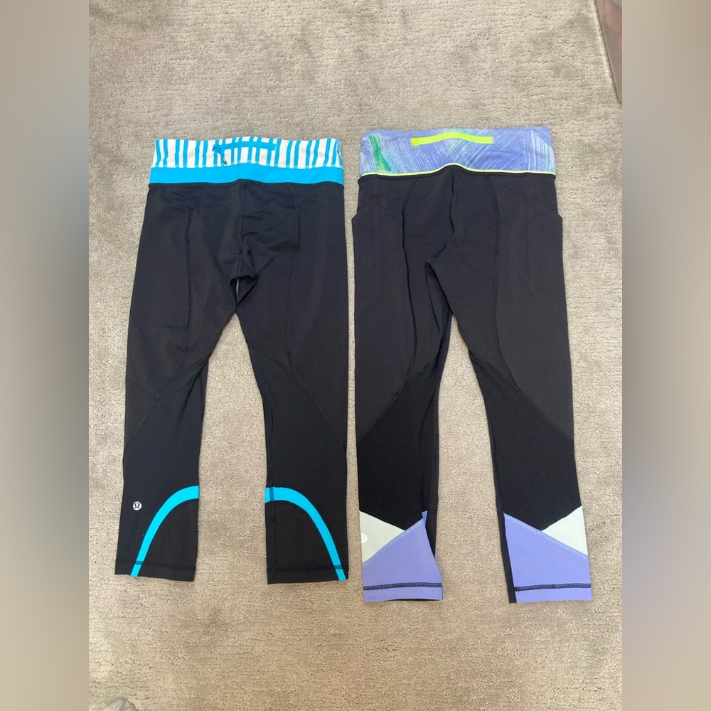 2 for 1 Lululemon Size 4 Leggings Bundle - Picture 4 of 15